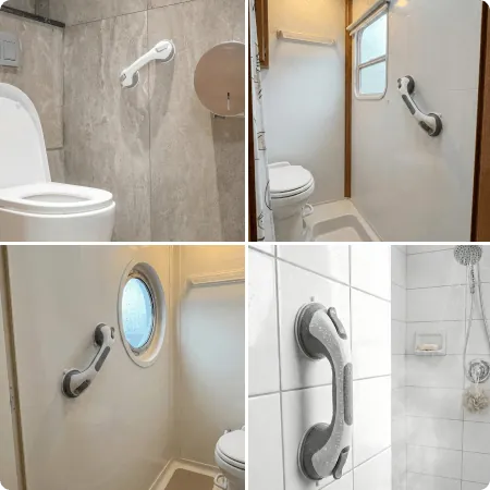 The grab bar used in hotels, RVs and guest bathrooms