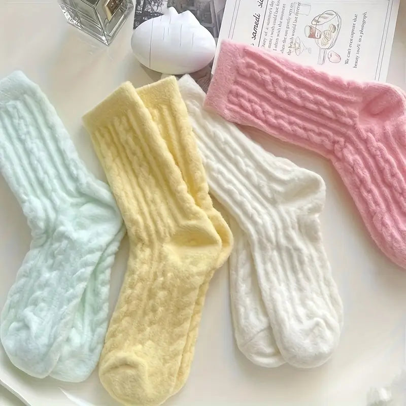 5 Pack of Fluffy Socks