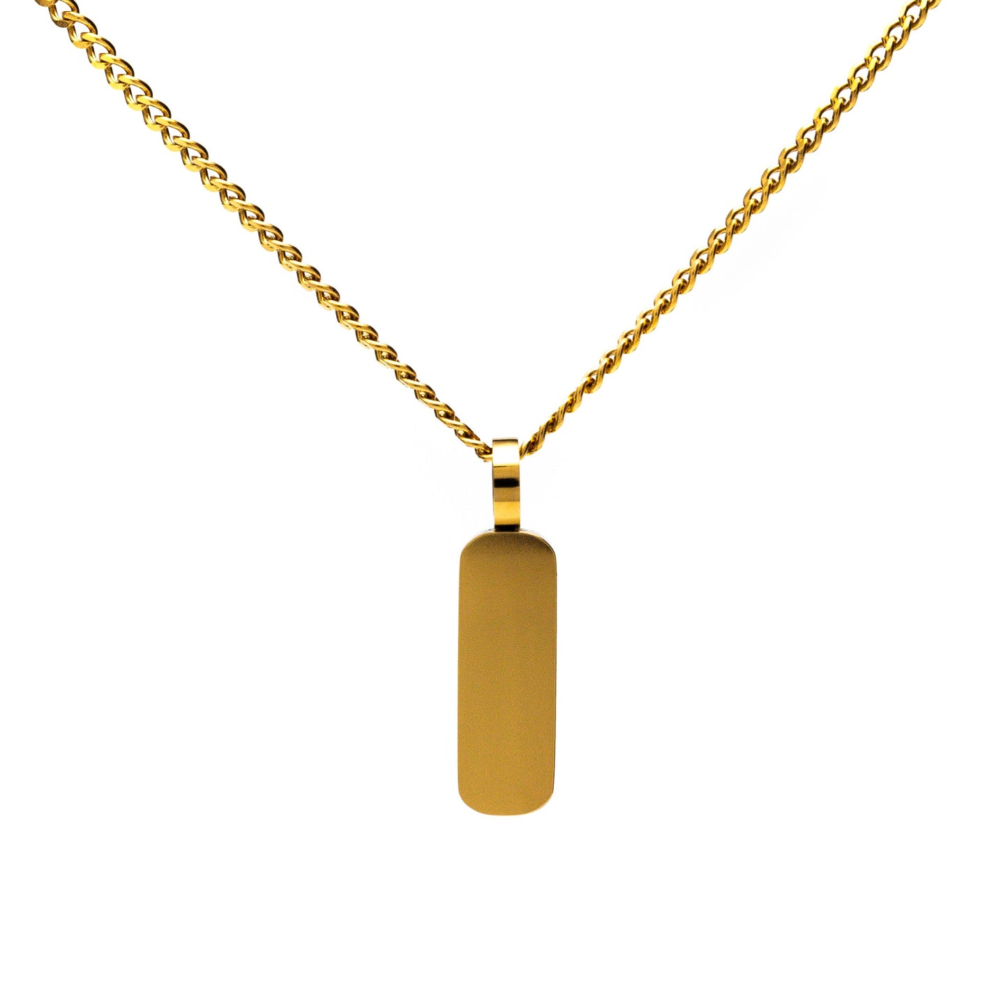 Axis Gold Pendant Necklace