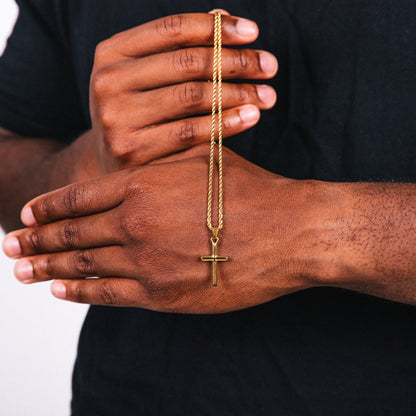 Faith Gold Cross Detail 2