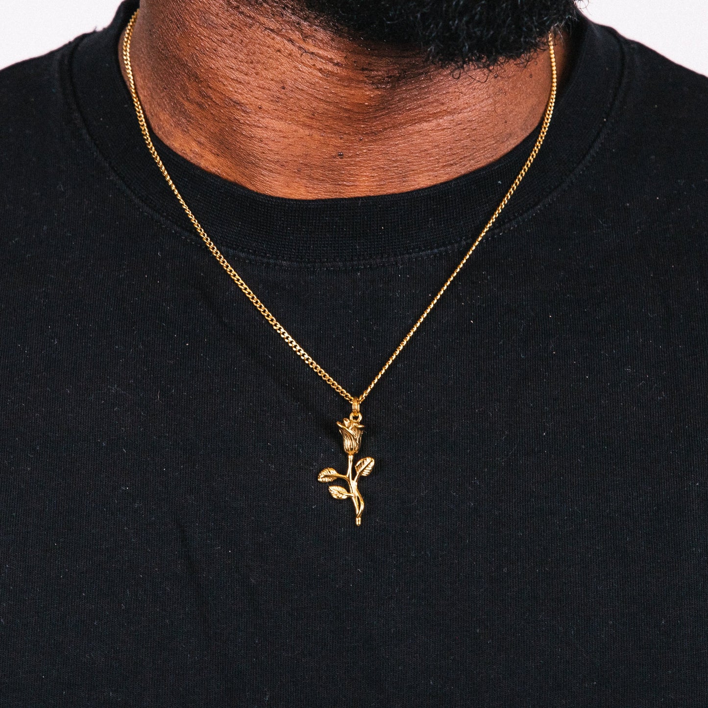 Thorned Gold Pendant Detail 2