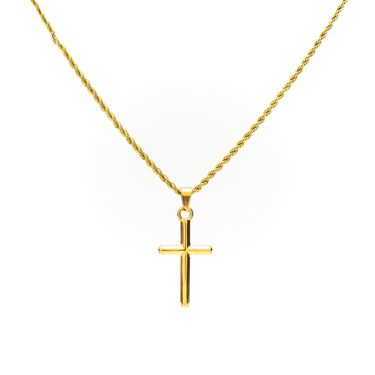 Faith Gold Cross Pendant Necklace