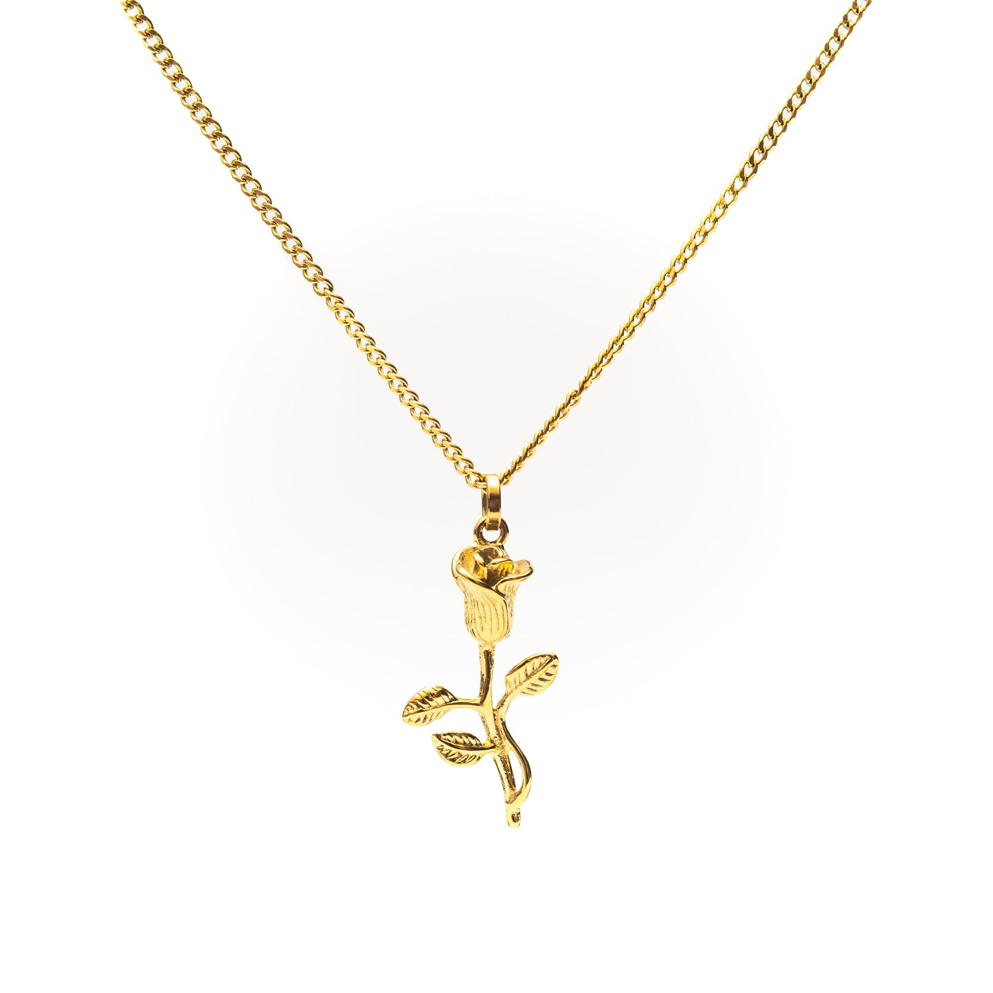 Thorned Gold Pendant Necklace