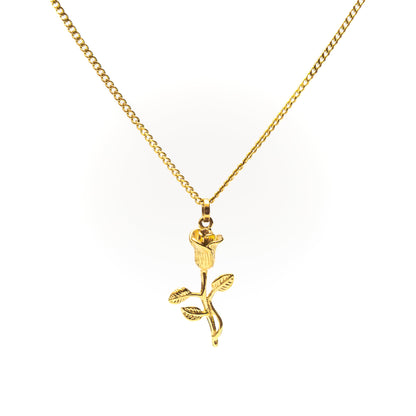 Thorned Gold Pendant Necklace
