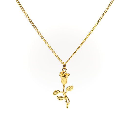 Thorned Gold Pendant Necklace