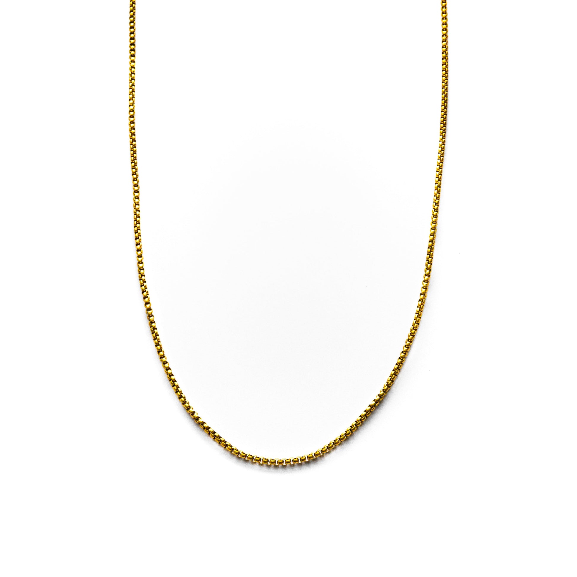 Gridline Gold Chain Necklace