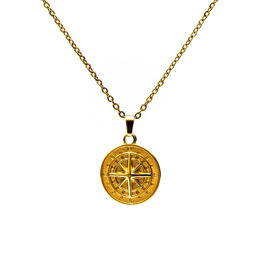 Wayfinder Gold Pendant Necklace