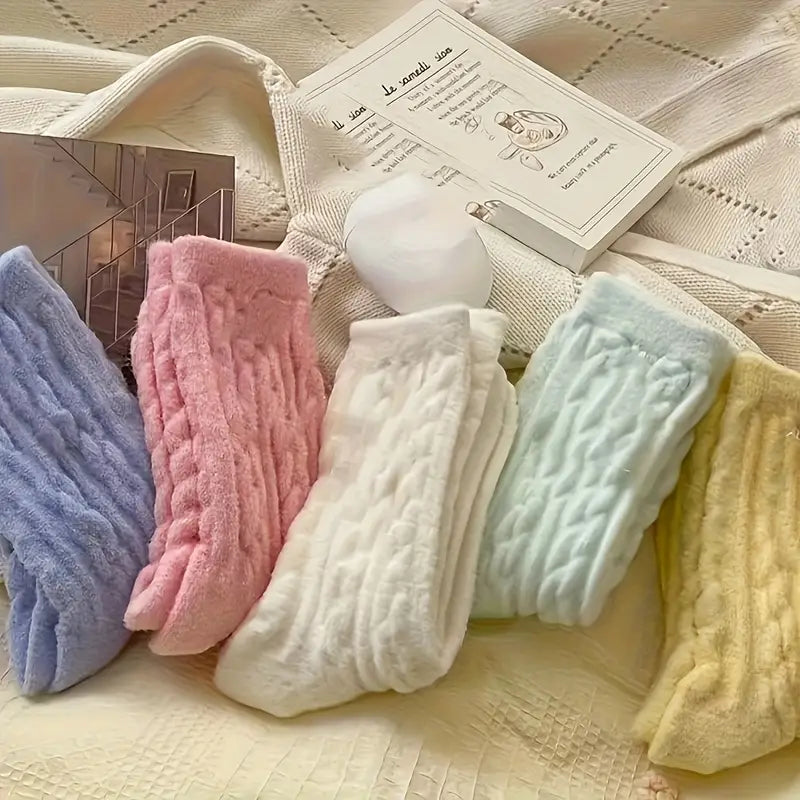 5 Pack of Fluffy Socks