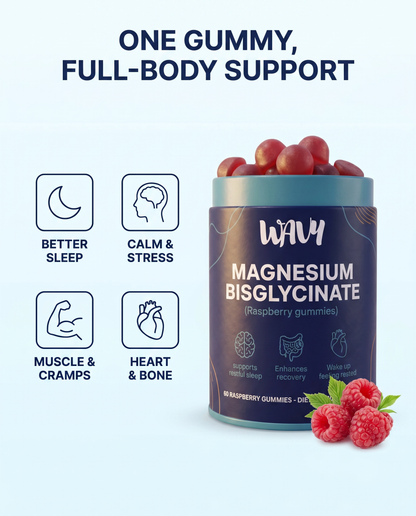 WAVY Magnesium Bisglycinate Gummies