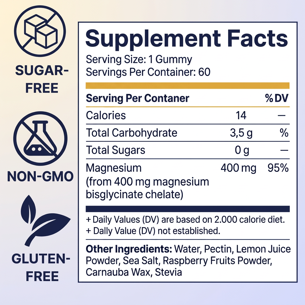 WAVY Magnesium Bisglycinate Gummies