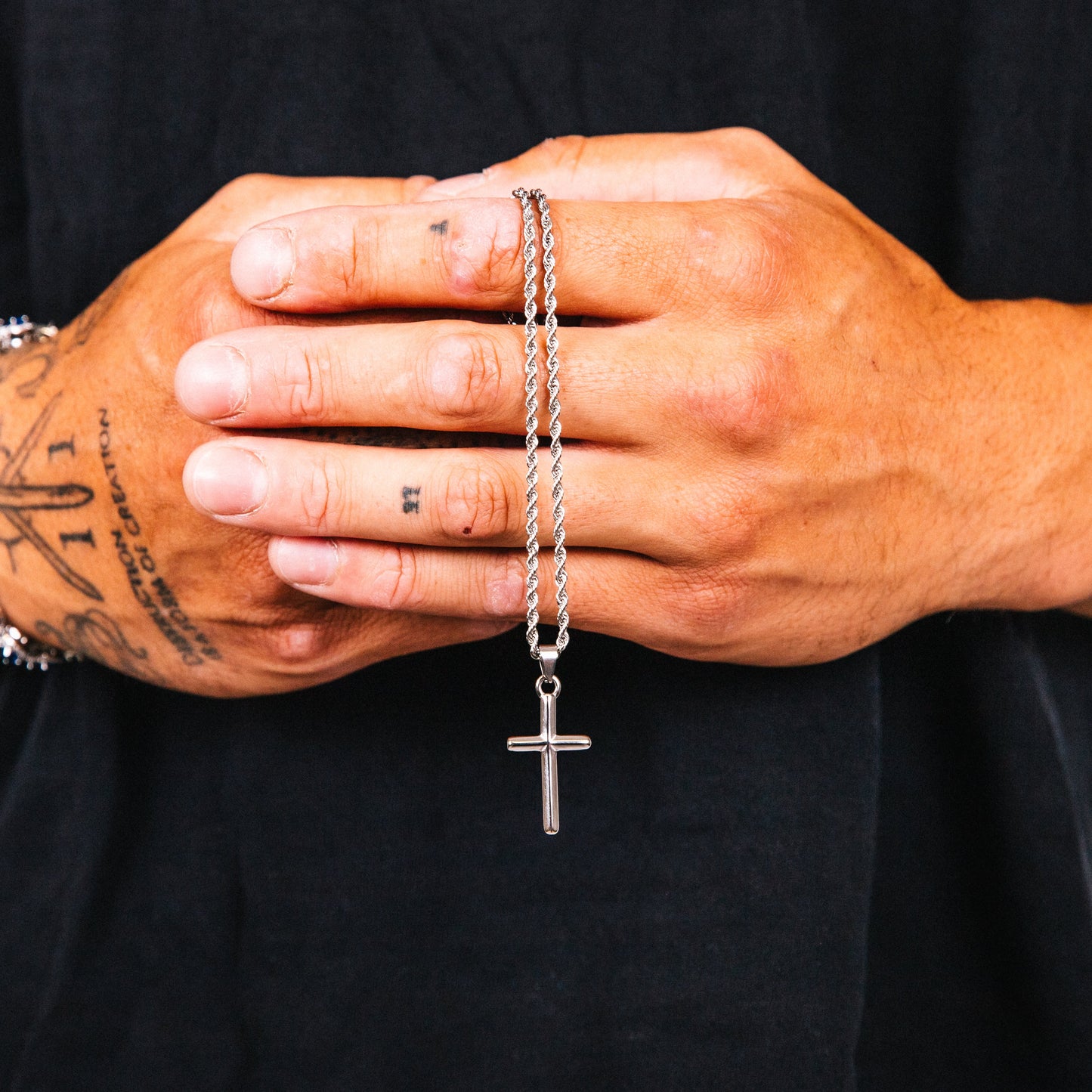 Faith Cross Pendant Detail 2