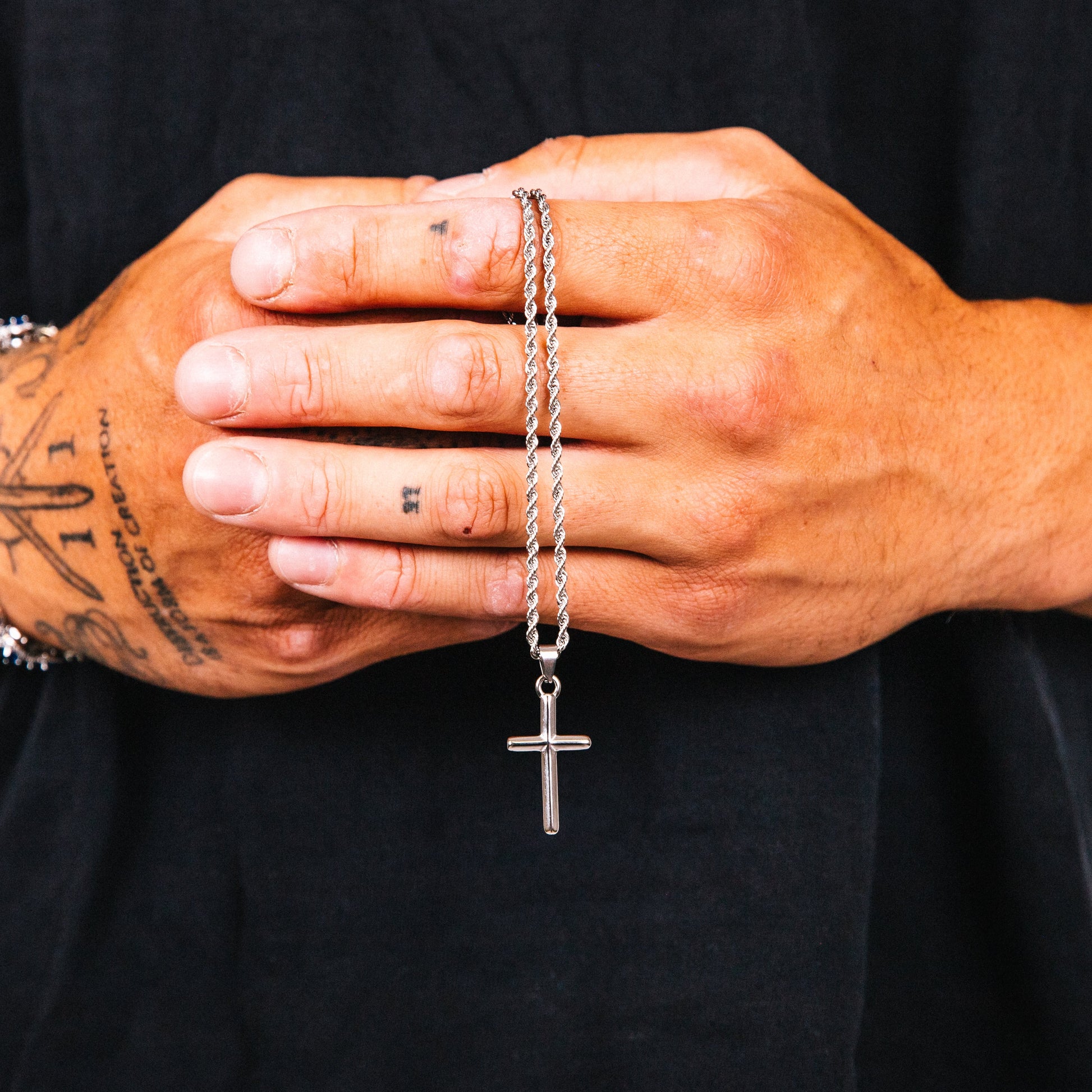 Faith Cross Pendant Detail 2